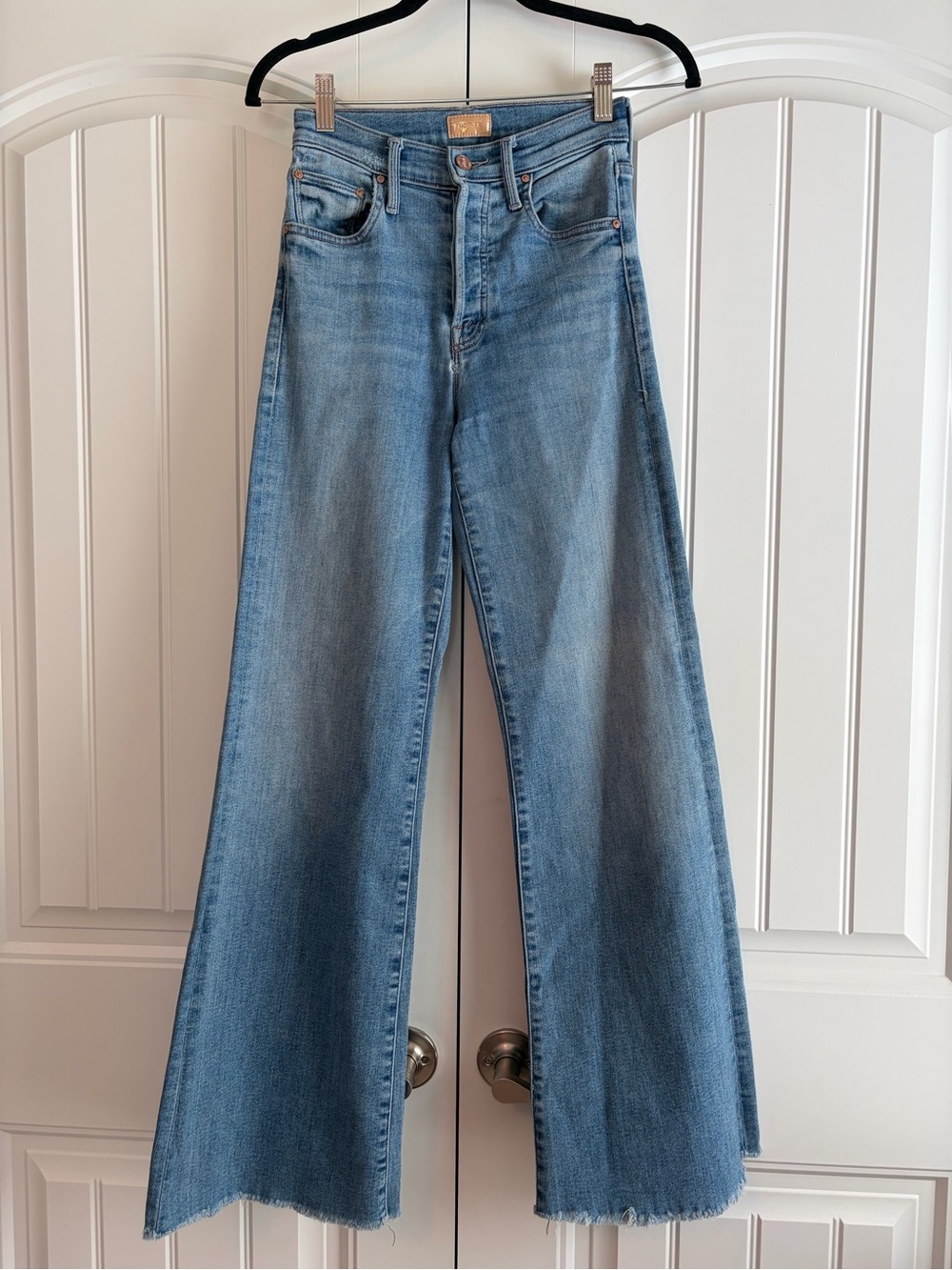 Mother Jeans The Tomcat Roller Fray Flare Boot Cut High Rise Denim Womens Sz 24